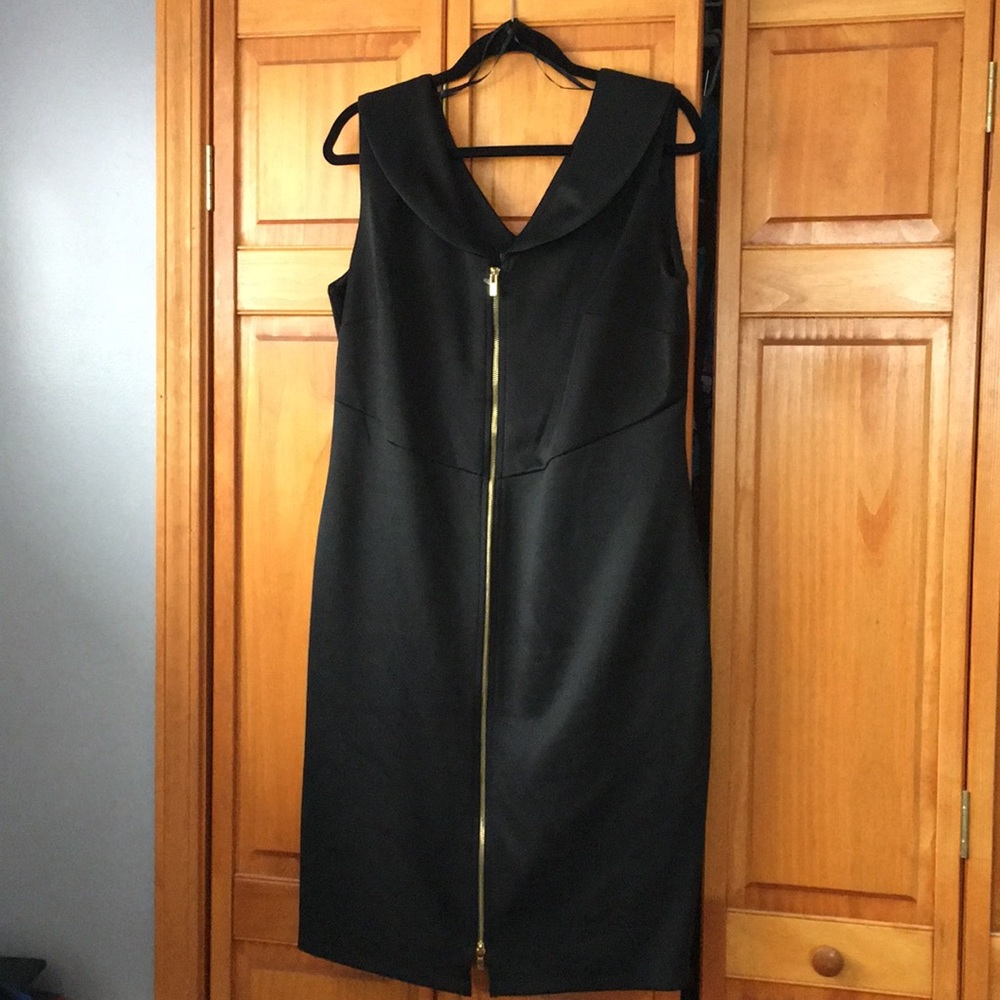 Black Zipper Dress